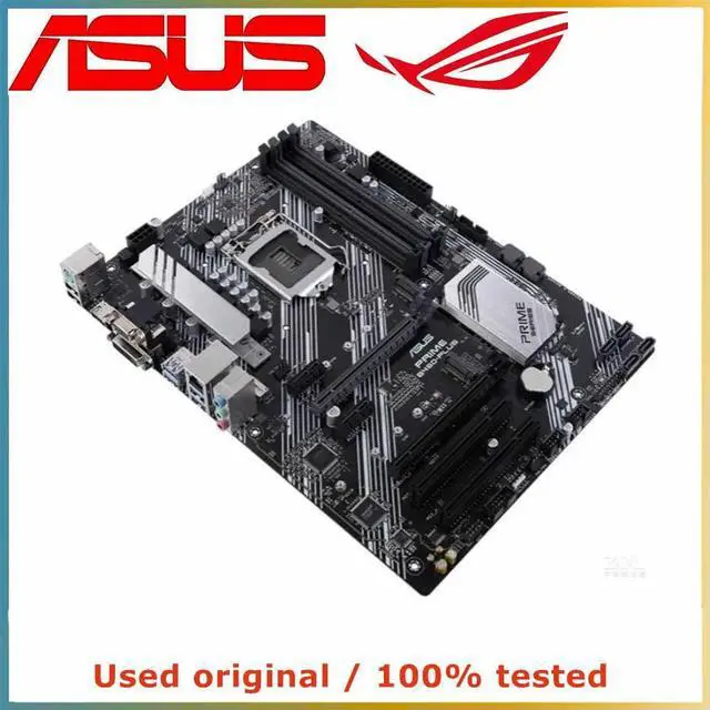 Alt view image 3 of 4 - For PRIME B460-PLUS Computer Motherboard LGA 1200 DDR4 128G For B460 Desktop Mainboard M.2 NVME PCI-E 3.0 X16