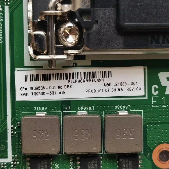 Alt view image 2 of 4 - M09506-001 For400 600 G6 TPC-1044 Motherboard L81038-001 M09506-601 Mainboard 100% Tested Fully Work