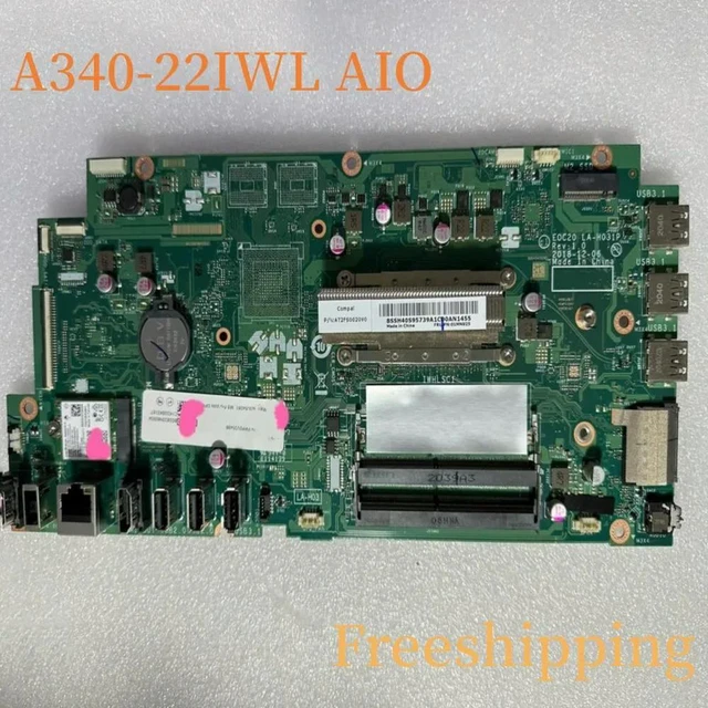 Main image of LA-H031P For A340-22IWL AIO Motherboard With i3-10110U Mainboard 100% Tested Fully Work