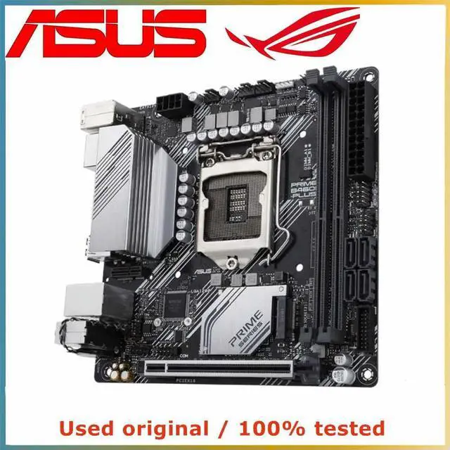 Main image of B460i MINI PRIME B460I-PLUS Computer Motherboard LGA 1200 DDR4 64G For B460 Desktop Mainboard M.2 NVME PCI-E 3.0 X16