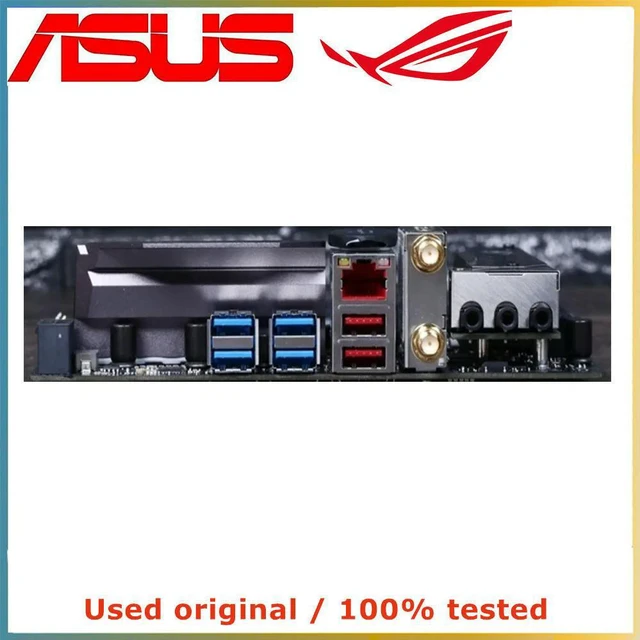 Alt view image 4 of 4 - For X370 For ROG STRIX X370-I GAMING Computer Motherboard AM4 DDR4 32G Desktop Mainboard III USB PCI-E 3.0 X16