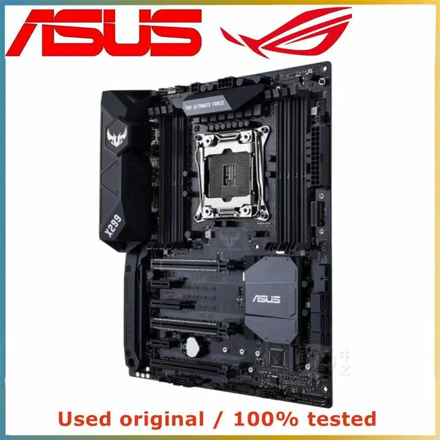 Alt view image 2 of 4 - For X299 For TUF X299 Mark 2 Computer Motherboard LGA 2066 DDR4 128G Desktop Mainboard III PCI-E 3.0 X16