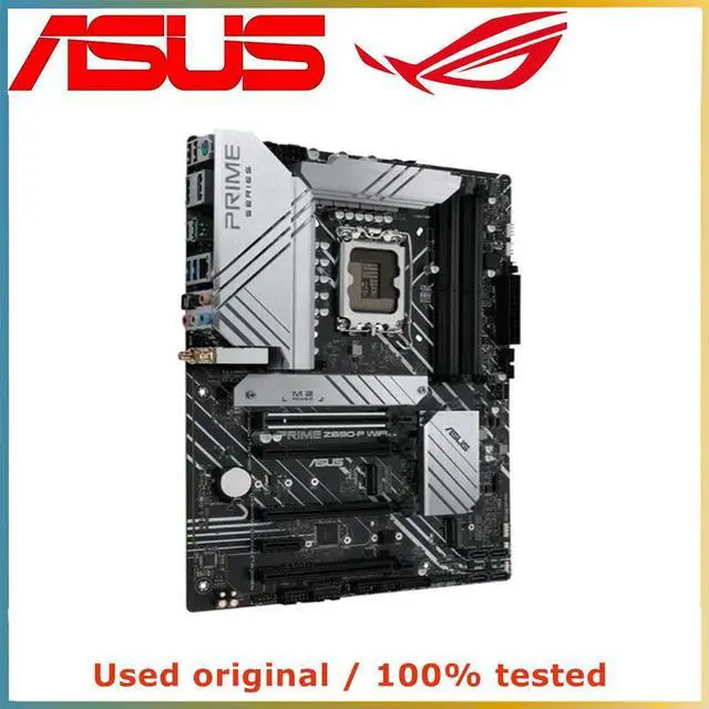 Alt view image 2 of 3 - For Z690 Z690P PRIME Z690-P WIFI D5 Computer Motherboard LGA 1700 DDR5 128G Desktop Mainboard M.2 NVME PCI-E5.0