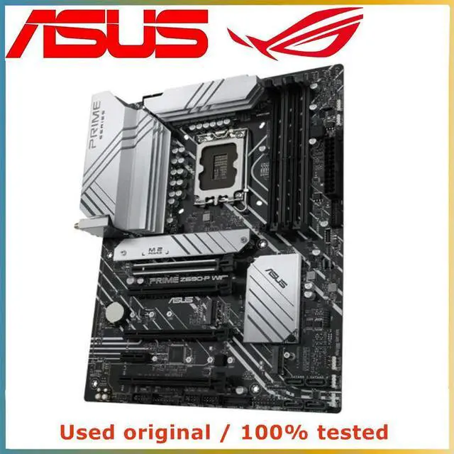 Alt view image 3 of 3 - For Z690 Z690P PRIME Z690-P WIFI D5 Computer Motherboard LGA 1700 DDR5 128G Desktop Mainboard M.2 NVME PCI-E5.0