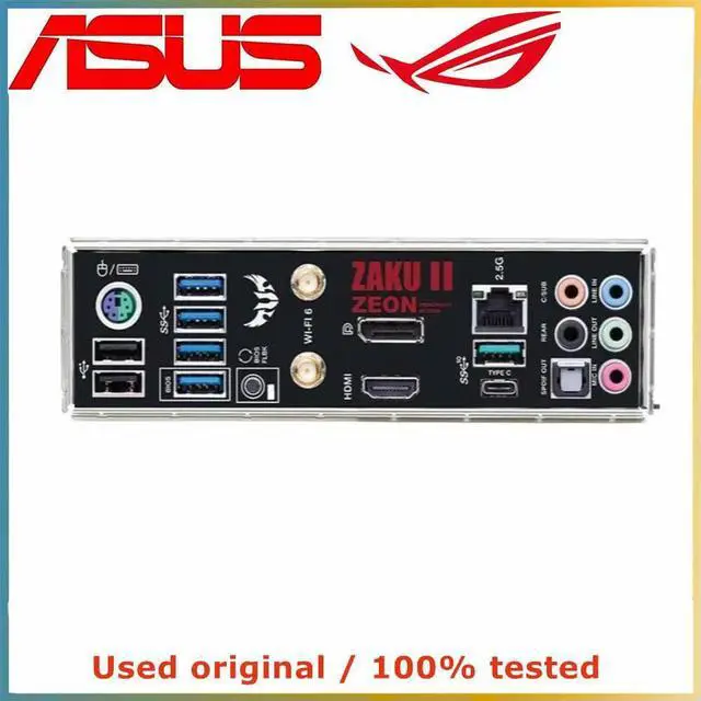 Alt view image 4 of 4 - For B550 For TUF GAMING B550M-ZAKU (WI-FI) Computer Motherboard AM4 DDR4 128G Desktop Mainboard M.2 NVME PCI-E X16