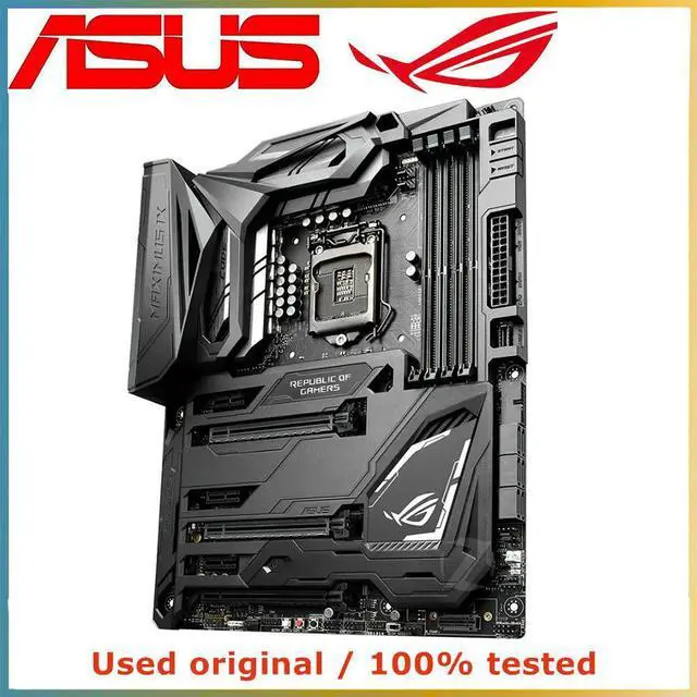 Alt view image 4 of 4 - For ROG MAXIMUS IX CODE Computer Motherboard LGA 1151 DDR4 64GB For Z270 Desktop Mainboard M.2 NVME PCI-E 3.0 X16