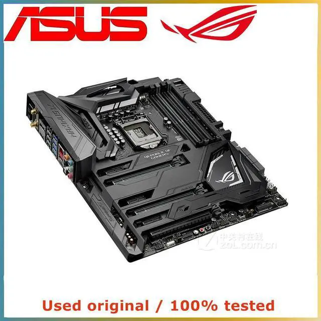 Alt view image 3 of 4 - For ROG MAXIMUS IX CODE Computer Motherboard LGA 1151 DDR4 64GB For Z270 Desktop Mainboard M.2 NVME PCI-E 3.0 X16