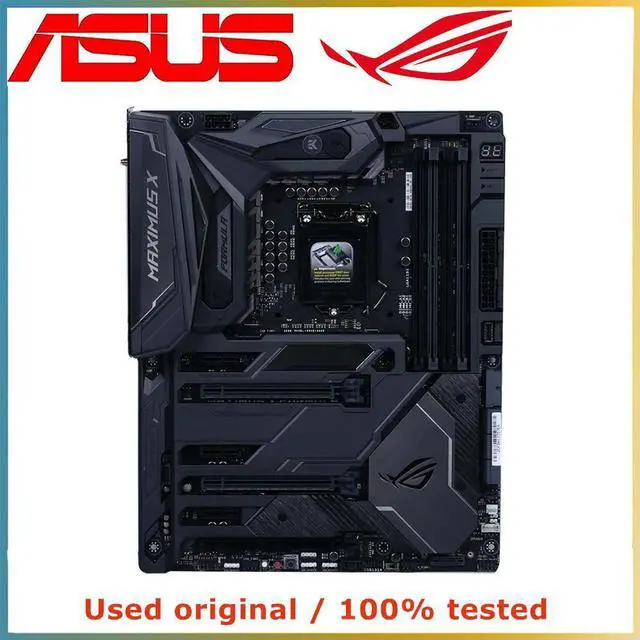 Alt view image 2 of 4 - For ROG MAXIMUS X FORMULA Computer Motherboard LGA 1151 DDR4 64G For Z370 Desktop Mainboard M.2 NVME PCI-E 3.0 X16