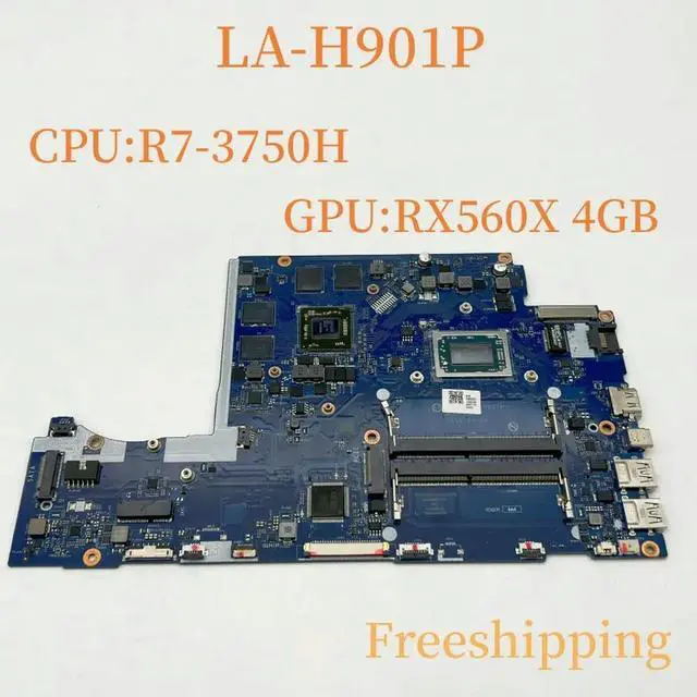 Main image of LA-H901P For Nitro AN515-43 Laptop Motherboard NBQ5X11002 With R7-3750H CPU RX560X 4GB GPU Mainboard 100% Tested Fully Work