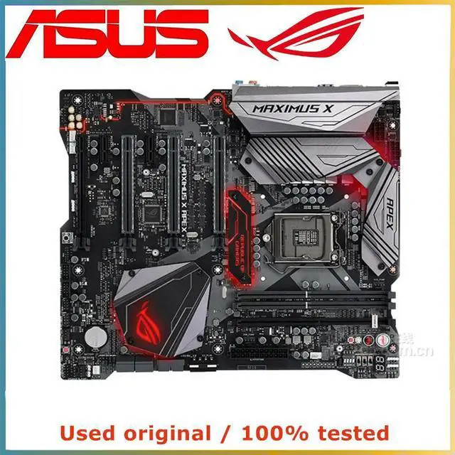 Alt view image 3 of 4 - For ROG MAXIMUS X APEX Computer Motherboard LGA 1151 DDR4 64G For Z370 Desktop Mainboard M.2 NVME PCI-E 3.0 X16