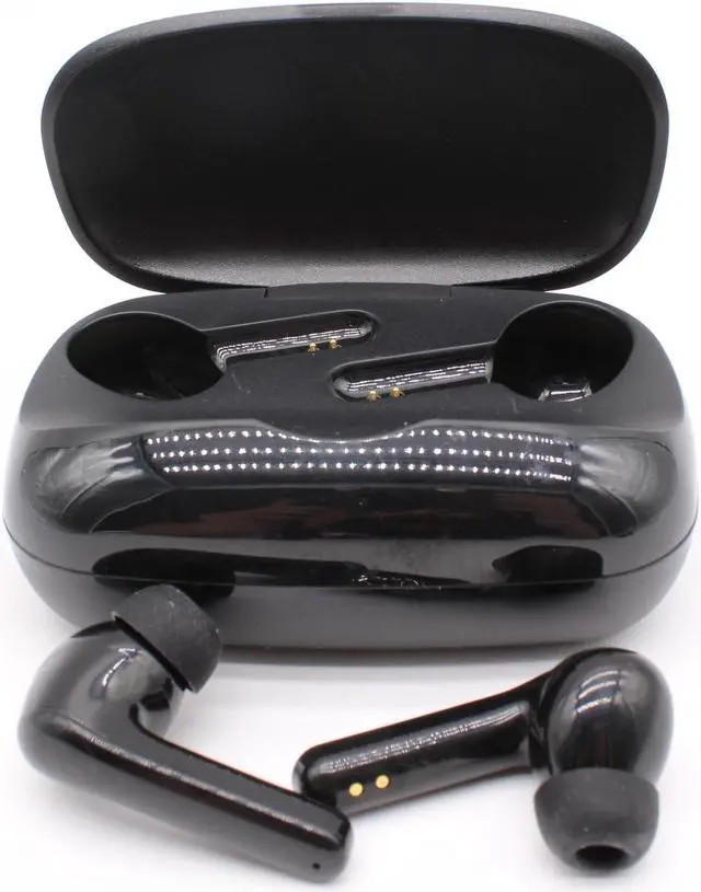 Alt view image 3 of 7 - Jaspertronics Wireless Ear Buds with PowerBank and Microphone for all Smart Phones, Tablets, and PCs - TG04
