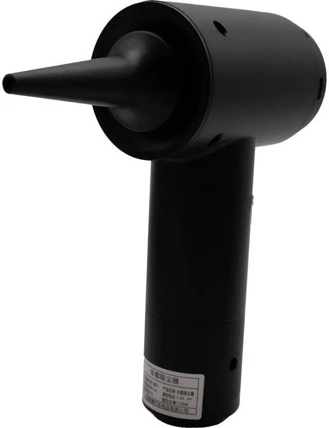 Alt view image 3 of 7 - Jaspertronics Cordless Rechargeable 2 Speed Mini Vacuum & Dust Blower, Lightweight Handheld Cleaner w/ Strong 16000 PA Suction, 0.12L Dust Cap, for Home, Office, Car, and Electronics - 6 attachments!