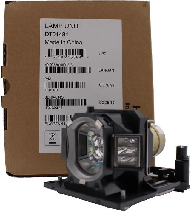 Main image of Original Lamp & Housing for The Hitachi WX3042WN Projector with original specification and full lifespan bulb inside - 1 Year Warranty