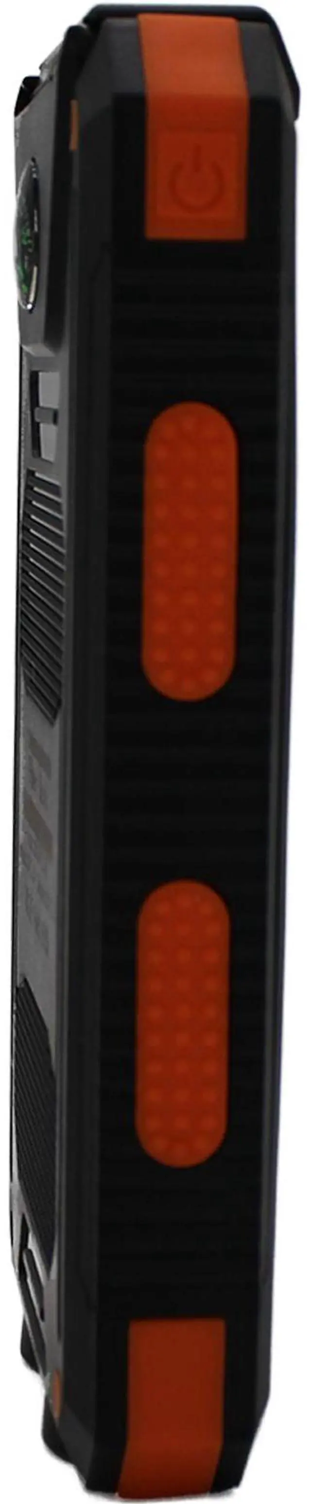 Alt view image 7 of 7 - Jaspertronics Portable Solar Panel Power Bank 5V 2.0A with Built-in Compass Durable, Lightweight, WeaTher-Resistant Charger for Camping, Hiking, Travel, and Emergency Use