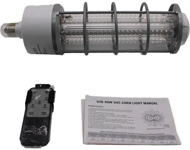 Main image of Jaspertronics 85W 254nm Germicidal UVC Corn Light with Wireless Control & Microwave Sensor