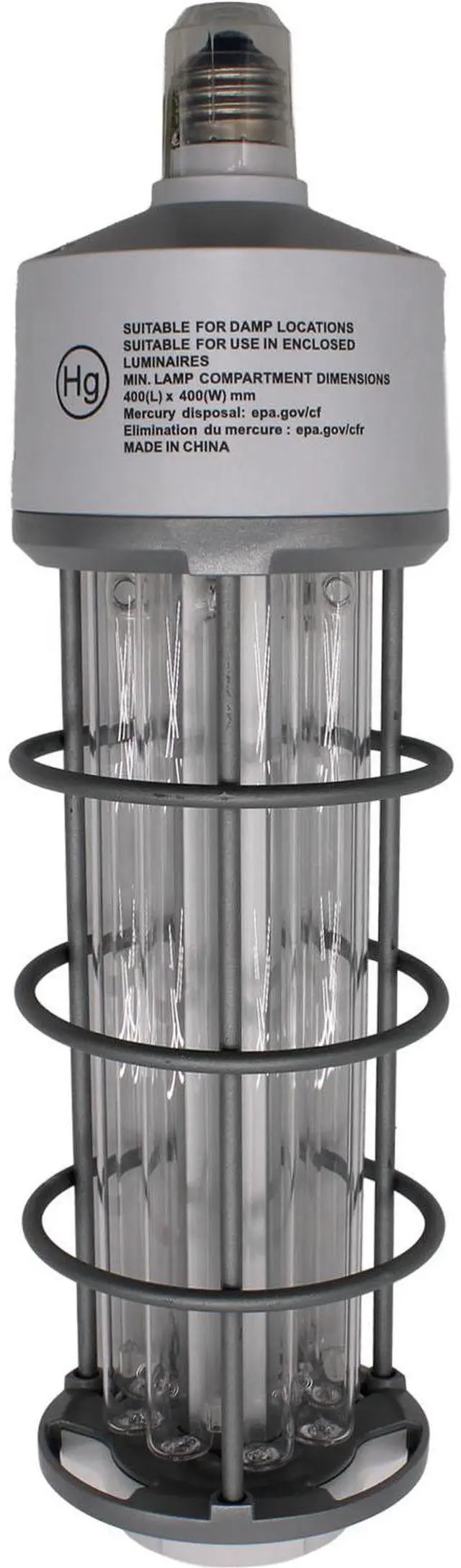 Alt view image 2 of 7 - Jaspertronics 85W 254nm Germicidal UVC Corn Light with Wireless Control & Microwave Sensor