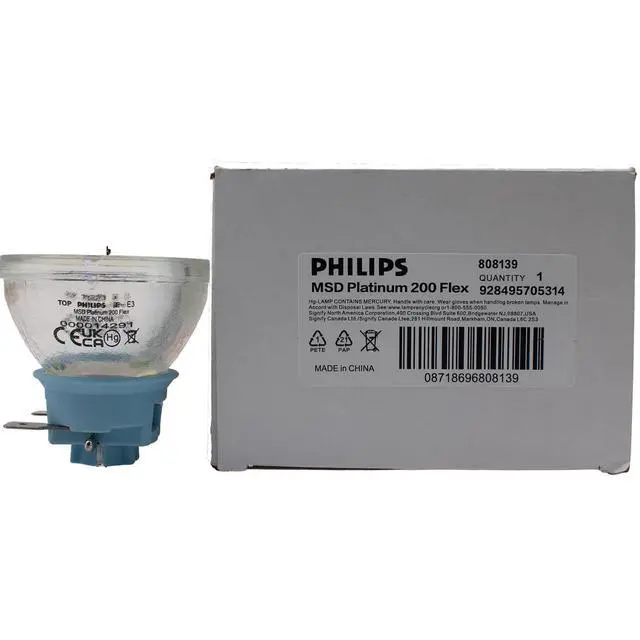 Alt view image 5 of 11 - Jaspertronics MSD Platinum 200 Flex 1CT/8 323733, 240W Stage and Touring Lamp  Flexible, Reliable Lighting Solution for Professional Performances