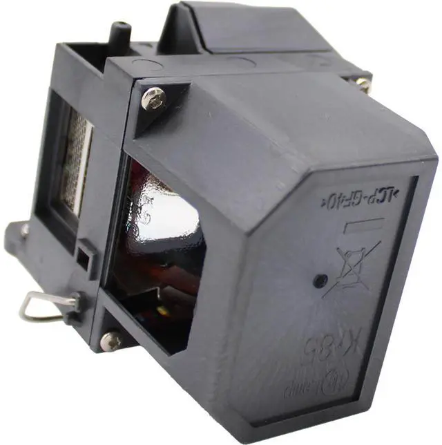 Alt view image 7 of 7 - Jaspertronics Original ELP-LP57 Lamp & Housing for Epson Projectors - Fits BrightLink-450Wi, BrightLink-455Wi, EB-460, Powerlite-450W, V13H010L57 & More - 1 Unit Per Pack with 1 Year Warranty