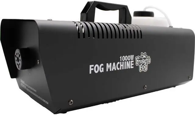 Alt view image 2 of 6 - Froggys Fog - 1000 Watt High-Output Halloween Fog Machine w Wired Remote Control Durable & Reliable for Dense Fog Effects Ideal for Haunted Houses Parties & Theatrical Performances