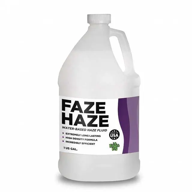 Main image of Froggy's Fog - DS-FH - Faze Haze - Professional Water Based Haze Juice - For Antari F - 1, F - 5, F - 7, Chauvet Professional AMHAZE 2 and Martin Compact Hazers - High Density - Machine Fluid