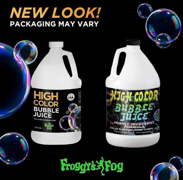 Alt view image 2 of 2 - Froggy's Fog - BU-HC - HIGH COLOR Bubble Juice - Strong Long - Lasting Iridescent Brilliant - Machine Fluid