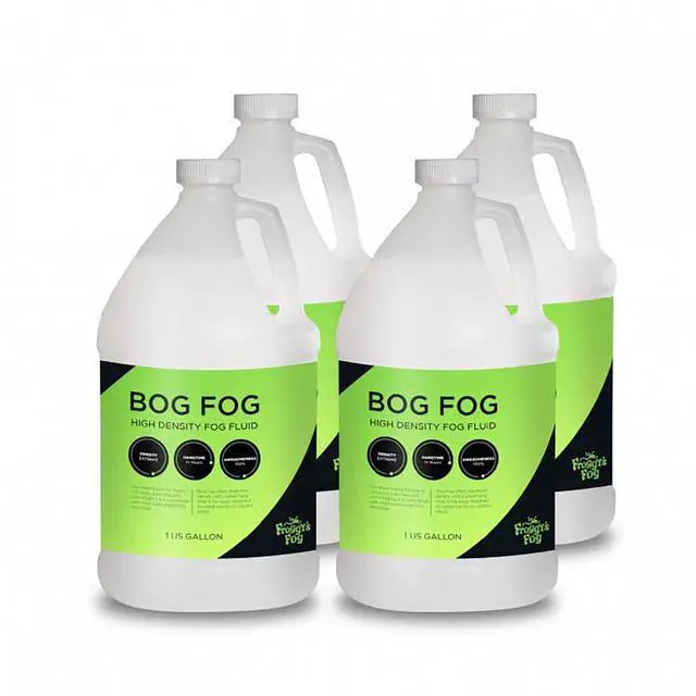 Main image of Froggy's Fog - DS-BF-4PK - Bog Fog® - Extreme High Density Fog Juice - HDF Fog Machine 4-Pack Case Fluid - High Density - Machine 4-Pack Case Fluid