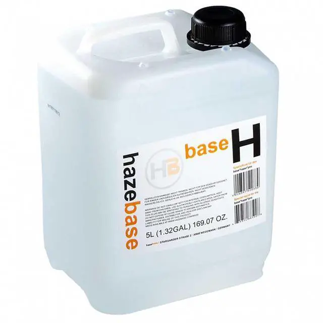 Main image of Froggy's Fog - HB-BASE-V-1LX6 - HazeBase - 1L X 6 Haze Fluid - Vegan Fluid Specially Designed for the FAB Hazer - Machine Fluid
