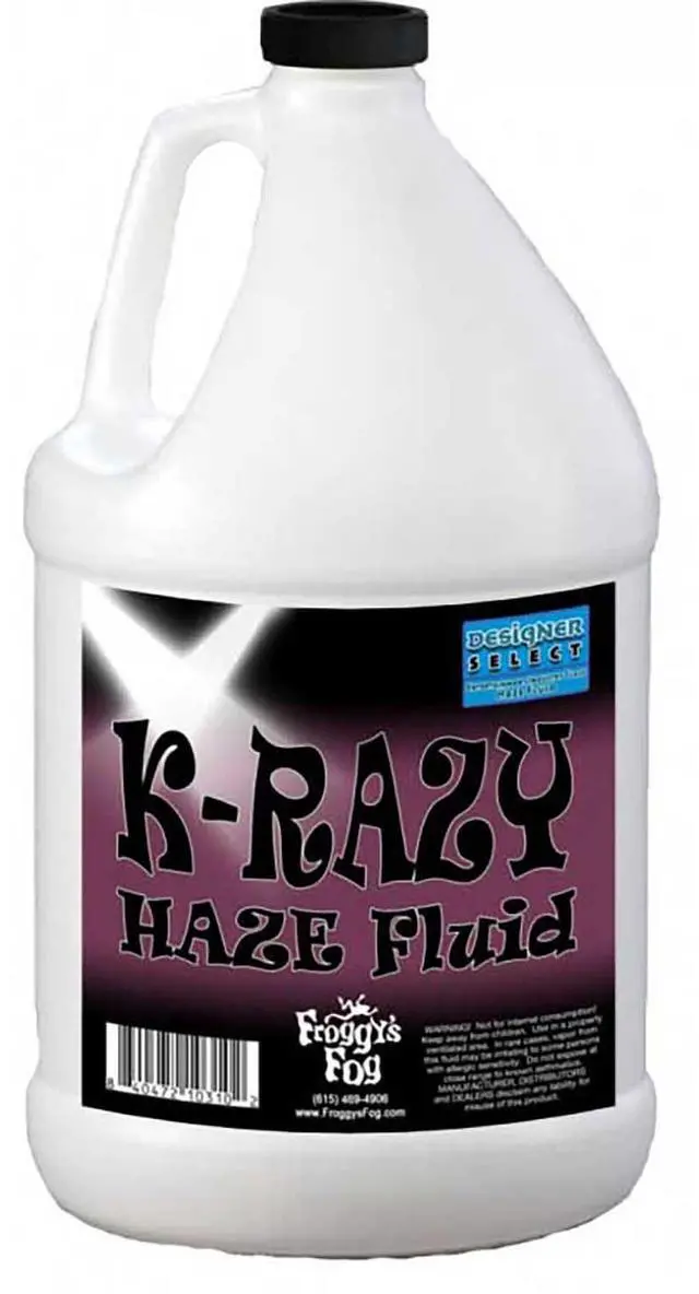 Main image of Froggy's Fog - DS-KR - Krazy Haze - Professional Water Based Haze Juice - For Martin K - 1 Hazers - High Density - Machine Fluid