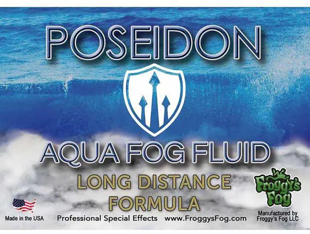Alt view image 2 of 2 - Froggy's Fog - OD-1 - 1 Gallon - Poseidon® Aqua Fog - Outdoor Formula for Aqua Low Fog Machines - Machine Fluid