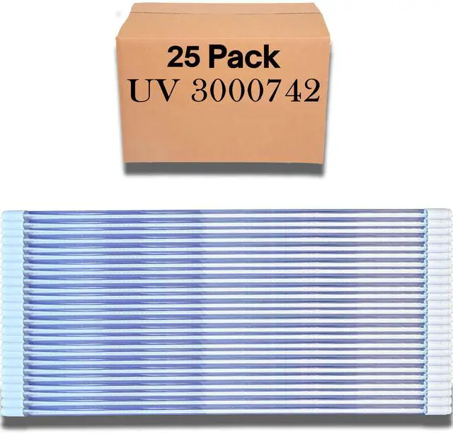 Main image of 25 pack of Ushio Indiglow LED T8 Black Light Universal 48" Tube, 15W 405nm No UVA, Ballast Compatible or Direct Wire Bypass, 120-277V, F15T8BLB (3000742)