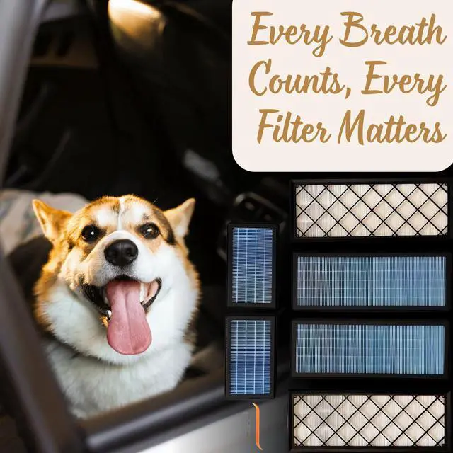 Alt view image 2 of 6 - Jaspertronics Cabin Air Filter Tesla-Model-Y-FilterKit, 6 Pack, Compatible with Tesla Model Y 2020-2025, HEPA Filter Material, Mesh Pre-filter Material, Plastic Frame