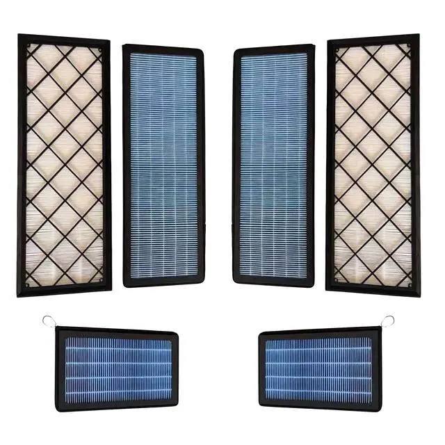 Alt view image 4 of 6 - Jaspertronics Cabin Air Filter Tesla-Model-Y-FilterKit, 6 Pack, Compatible with Tesla Model Y 2020-2025, HEPA Filter Material, Mesh Pre-filter Material, Plastic Frame