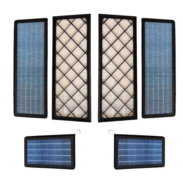 Alt view image 5 of 6 - Jaspertronics Cabin Air Filter Tesla-Model-Y-FilterKit, 6 Pack, Compatible with Tesla Model Y 2020-2025, HEPA Filter Material, Mesh Pre-filter Material, Plastic Frame