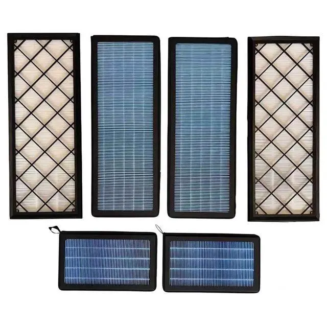 Alt view image 6 of 6 - Jaspertronics Cabin Air Filter Tesla-Model-Y-FilterKit, 6 Pack, Compatible with Tesla Model Y 2020-2025, HEPA Filter Material, Mesh Pre-filter Material, Plastic Frame