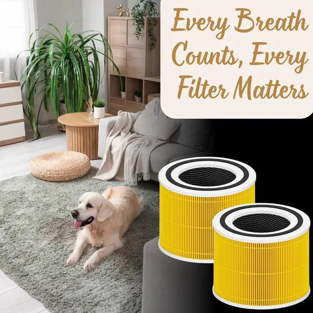 Alt view image 6 of 7 - Jaspertronics Air Purifier Replacement Filter Core 300-RF-PA, 1 Pack, Compatible with LEVOIT Core 300, Core 300-P, Core 300S, Core 300S-P Vortex Air Air Purifier, Non-woven Pleated Paper, Activated