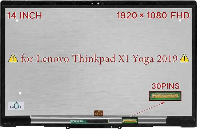 Main image of NUOLAISUN Replacement for Lenovo Thinkpad X1 Yoga 4th Gen 20SA 20SB LCD Display Touch Screen w/Bezel 1080p FHD B140HAN05.8 5M10V25003 N140HCG-GR2 FRU 01YN159 01YN158 (Not Work with QHD or UHD Version