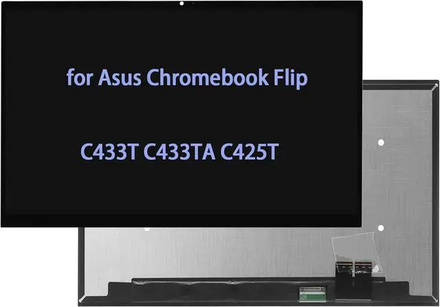 Main image of NUOLAISUN 14.0" Screen Replacement for Asus Chromebook Flip C433 C433T C433TA C425T LCD Touch Screen Display Assembly FullHD 1920 * 1080 IPS 30Pin