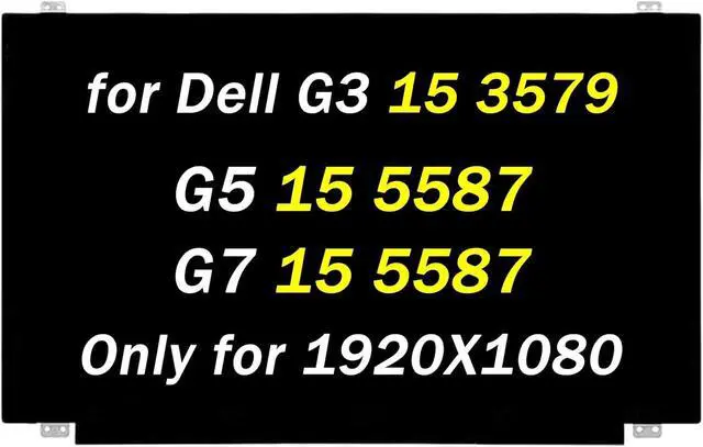 Main image of NUOLAISUN LP156WFB-SPB1 Screen Replacement for Dell G3 15 3579 G5 15 5587 G7 15 5587 P72F P72F002 15.6" FHD 1920X1080 60HZ 30PIN LCD Non-Touch Screen Laptop Display Panel (Only for Non-Touch Screen)