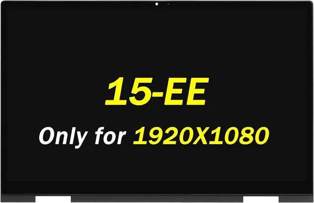 Main image of Replacement for HP Envy x360 15-ee 15m-ee 15m-ee0013dx 15m-ee0023dx 15-ee0047nr 15-ee1000 15-ee1083cl 15-ee1093cl L93181-001 FHD 1920x1080 15.6" LCD Touch Screen Display Assembly(Non-OLED Type)
