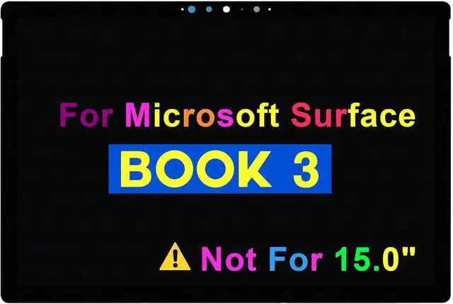 Main image of NUOLAISUN 13.5" Screen Replacement for Microsoft Surface Book 3 1900 1909 IPS 3000x2000 LCD Touch Display Panel Digitizer Assembly(Not for 15.0")