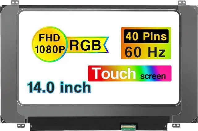 Main image of NUOLAISUNReplacement for Lenovo ThinkPad T480 Series 14.0" FHD 1920×1080 40 Pins Touch Screen LCD Display Panel (Not for Non-Touch Version)