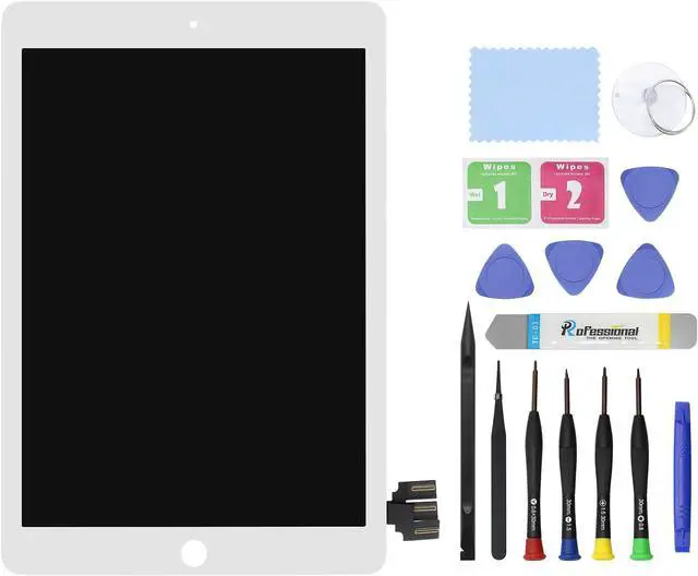 Alt view image 2 of 6 - 9.7" New Screen Replacement for iPad Pro 2016 A1673 A1674 A1675 LCD Display Glass Touch Digitizer Premium Kit with Tools - White