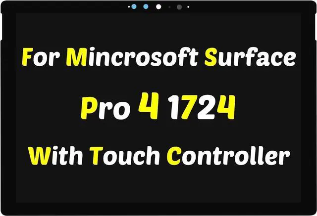 Alt view image 2 of 4 - NUOLAISUN Replacement for Microsoft Surface Pro 4 1724 M1010537-003 12.3 " LCD Display Touch Screen Digitizer Assembly with LCD Flex Conversion (with Touch Plate)