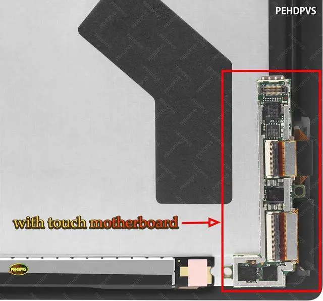Alt view image 4 of 4 - NUOLAISUN Replacement for Microsoft Surface Pro 4 1724 M1010537-003 12.3 " LCD Display Touch Screen Digitizer Assembly with LCD Flex Conversion (with Touch Plate)