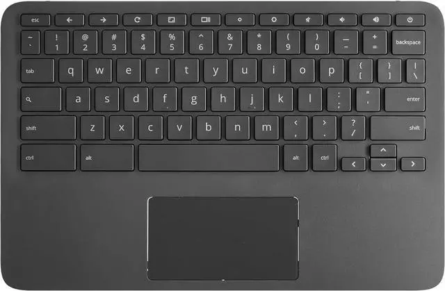 Main image of L90338-001 L90339-001 Replacement Upper Case Palmrest for HP Chromebook 11 G8 EE Keyboard Touchpad Assembly Black