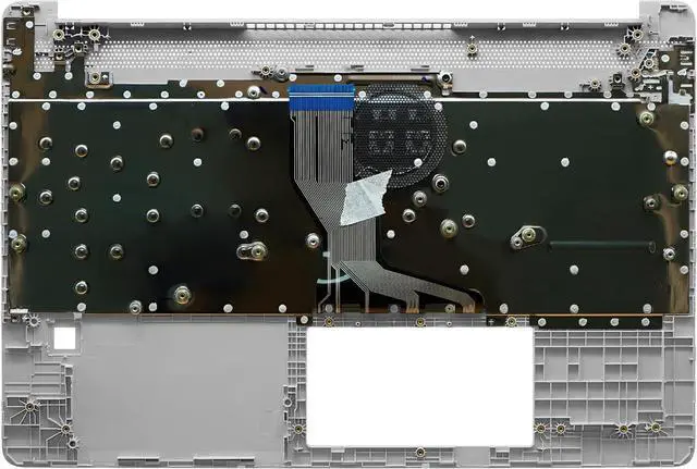 Alt view image 3 of 6 - NUOLAISUN M17184-001 L63578-001 for HP 15T-DY 15-DY 15-DY2024NR Upper Case Palmrest Replacement Keyboard Assembly Silver