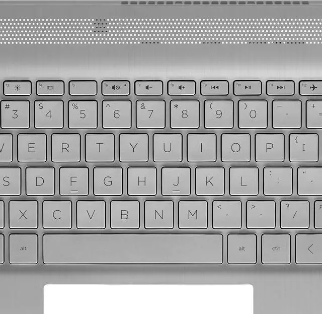 Alt view image 5 of 6 - NUOLAISUN M17184-001 L63578-001 for HP 15T-DY 15-DY 15-DY2024NR Upper Case Palmrest Replacement Keyboard Assembly Silver