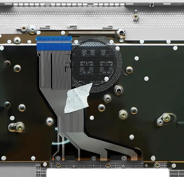 Alt view image 4 of 6 - NUOLAISUN M17184-001 L63578-001 for HP 15T-DY 15-DY 15-DY2024NR Upper Case Palmrest Replacement Keyboard Assembly Silver