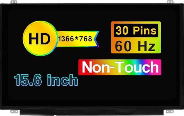 Alt view image 2 of 3 - NUOLAISUN 15.6" Replacement for Dell Inspiron 15 3541 3542 3543 3551 3552 3555 3565 3567 3558 3576 3580 3581 3582 5547 5548 5551 Screen LCD Display Panel (HD 1366×768 30 Pins Non-Touch)