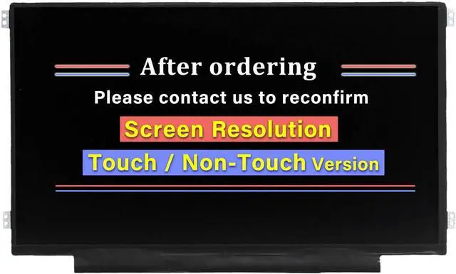 Alt view image 3 of 3 - NUOLAISUN Replacement for Acer Chromebook 11 CB311-8H Series 11.6" HD 1366 * 768 30 Pins Non-Touch Screen LCD Display Panel (Not for Touch Version)